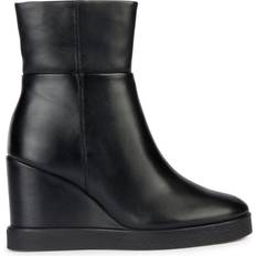 Synthetic - Women Ankle Boots Geox Elidea Wedge D36VQB 00043 Negro