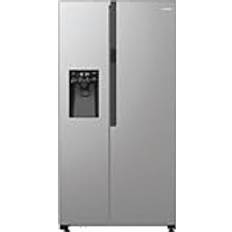 Fristående kylfrysar - Iskuber - Side-by-side Gorenje NRR9185ESXL Side-By-Side Kühl-Gefrier-Kombination Silber, Edelstahl