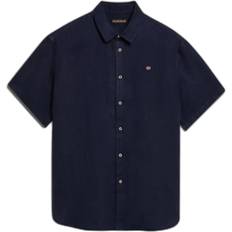 Napapijri Shirts Napapijri Hemd G-Linen Bleu