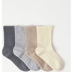 Ribbed Socks Lindex 4-pack ribbed socks