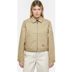 Dickies Unlined Eisenhower Cropped Jacket - Beige/Green