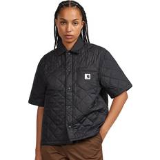 Carhartt WIP Dame Skjorter Carhartt WIP Laurens Kortærmet Skjorte Dame - Sort