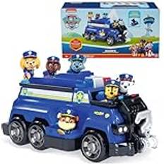 Paw Patrol Team Cruiser, stor skala fordon med exklusiv Chase, Marshall, Skye, Rubble, Rocky & Zuma actionfigurer, leksaker för pojkar och flickor ålder 3