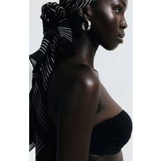Recycled Fabric Bikini Tops H&M Ladies Black Balconette bikini top