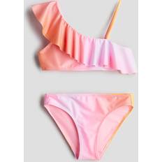 Pink Bikinis Children's Clothing H&M Girls Pink One-shoulder bikini 14Y