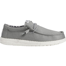 Hey Dude Low Shoes Hey Dude Wally Stretch Canvas - Light Grey