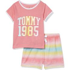 Tommy Hilfiger Nightwear Children's Clothing Tommy Hilfiger Girls' Piece Pajama Sleepwear Set, Ombre Rainbow 3T