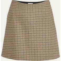 Natural Skirts Moncler Wool Mini Skirt