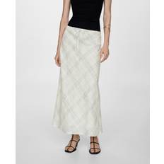 Beige - Midi Skirts Mango Women's Printed Midi Skirt Beige