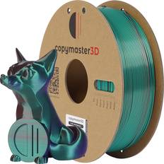 Copymaster3D Pla tri silk filament 1,75mm 1kg 3d druck Green/Purple/Copper