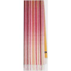 Pink Scarfs Paul Smith Women's Pink Gradient 'Signature Stripe' Lambswool-Cashmere Scarf Multicolour One Size