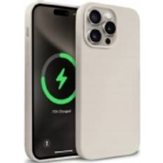 Etui Color Cover Magnetic Apple iPhone 15 Pro MagSafe kamienny bez