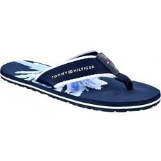 51 ½ Flip-Flops Tommy Hilfiger Palm Print Beach Sandal - Blue Desert Sky