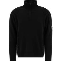 C.P. Company Sweatere C.P. Company Knitwear Uldblanding Turtleneck Sweater - Black