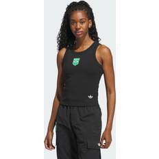 L - Multifargete Singleter adidas Brasil Skateboarding Tanktopp Black