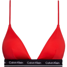 3XL Bikinioverdeler Calvin Klein Meta Legacy Triangle Bikini Top - Cajun Red