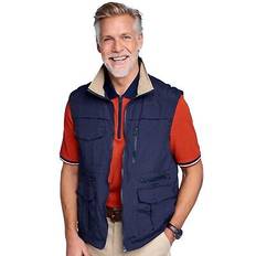 Pegasus Mens lightweight travel multi pocket gilet coat