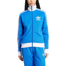 Cotton - Women Jackets Adidas Beckenbauer Track Top - Blue