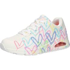 Skechers Uno-Spread The Love Sneaker - Blau/Hellblau/Rosa/Weiß