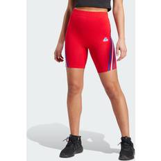 Adidas Red Shorts Adidas Future Icons 3-Stripes Biker Shorts Better Scarlet Womens