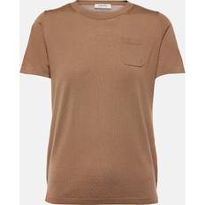 Wolle T-Shirts Max Mara Kurzarm-T-Shirt Egidio