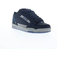 Globe tilt gbtilt mens blue leather lace up skate inspired trainers shoes