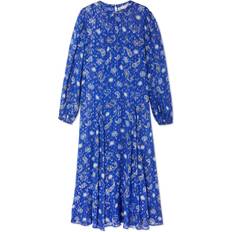 Never Fully Dressed Running Wild Paisley Bibi Dress - Blue