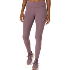 Course à pied - Marron Collants Asics Pantalon de Sport - Jaune Clair/Mauve/Blanc