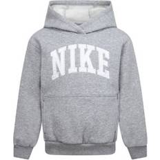 Nike Boys 4-7 Collegiate Fleece Graphic Hoodie, Grey, 042Dk Grey