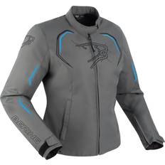 M Blousons de moto Bering Dundy, veste textile imperméable pour femmes couleur: Gris/Bleu taille: T6 Femme