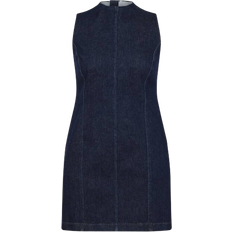 Spanx Denim Seamed Shift Dress - Raw Indigo