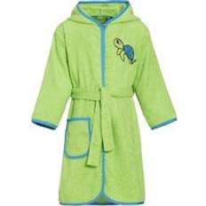 Vêtements de nuit Playshoes children's terry bathrobe Turtle Vert