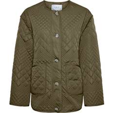 Y.A.S Clothing Y.A.S Yaslaurie Wattierte Jacke - Braun