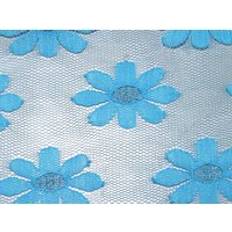 Cotton - Turquoise Fabrics Minerva Delicate Lace Fabrics Turquoise