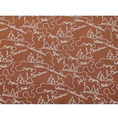 Hemtextil Minerva Cotton Poplin Fabrics Brown
