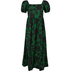 Cotton - Women Dresses Regatta Orla Kiely Midi Summer Dress - Green Floral