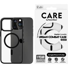 Care by PanzerGlass Flagship Transparent Urban Combat w. Black MagSafe iPhone 15 Pro Max