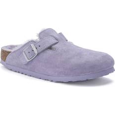 Birkenstock Boston Shearling Narrow Clogs Purple