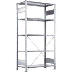 Sølv Reolsystem Rack Cross Silver Reolsystem 100x200cm