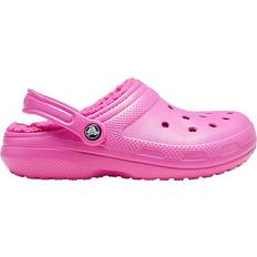 Lined crocs pink Barnskor Crocs Classic Lined Clog - Electric Pink