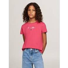 Tommy Hilfiger Children's Clothing Tommy Hilfiger Girls Th Nyc Foil Short Sleeve T-shirt Pink, Pink, Age: Years, Women age: YEARS