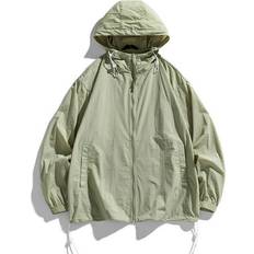 Rain Clothes AnuYalue Sold by: Women and Men Waterproof Rain Jacket Lightweight Windproof Full Zip Puffer Jacket Outdoor Active Packable Fall Raincoat Windbreaker with Hood