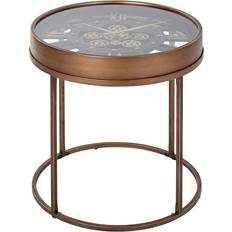 Konsolborde på tilbud Home ESPRIT Small Side Black Golden Console Table