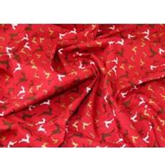 Hemtextil Minerva 100% Cotton Fabrics Red