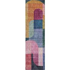 Addison Rugs Chantille Multicolor, Green 27x90"