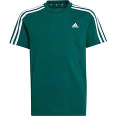 Verde Camisetas Adidas Camiseta Algodón Niño Essentials 3-Stripes - Vert