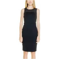 Armani Exchange Dresses Armani Exchange Abito A Tubino In Tessuto Stretch Con Inserto Trasparente