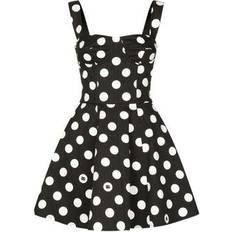 Dolce & Gabbana Robes Dolce & Gabbana Polka-dot Drill Corset Minidress