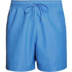 Tessuto Riciclato Costumi da Bagno Tommy Hilfiger Original Drawstring Mid Length Swim Shorts - Blue Spell