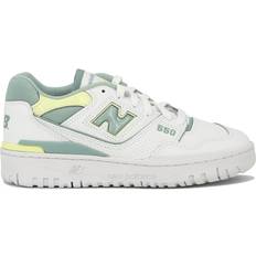 New Balance 550 W - White/Salt Marsh/Limelight